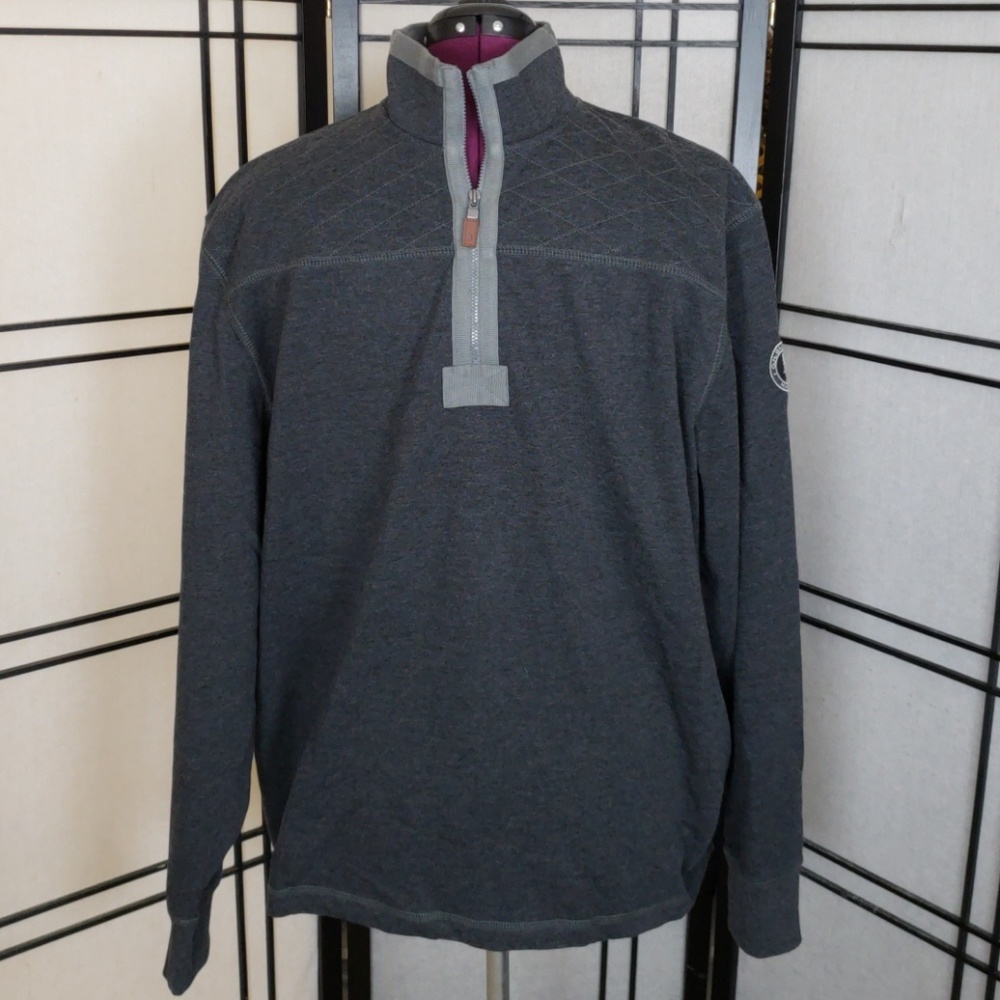 G.H. Bass & Company Mens XL half zip Sweatshirt